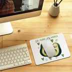 Avocado, You Guac My World Leather Mouse Pad Leather Mouse Pad Food Printed Offshore