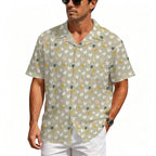Chicken Life Men's Crinkle Hawaiian Shirt