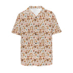 Peace And Love - Men's Short Sleeve Hawaiian Shirt