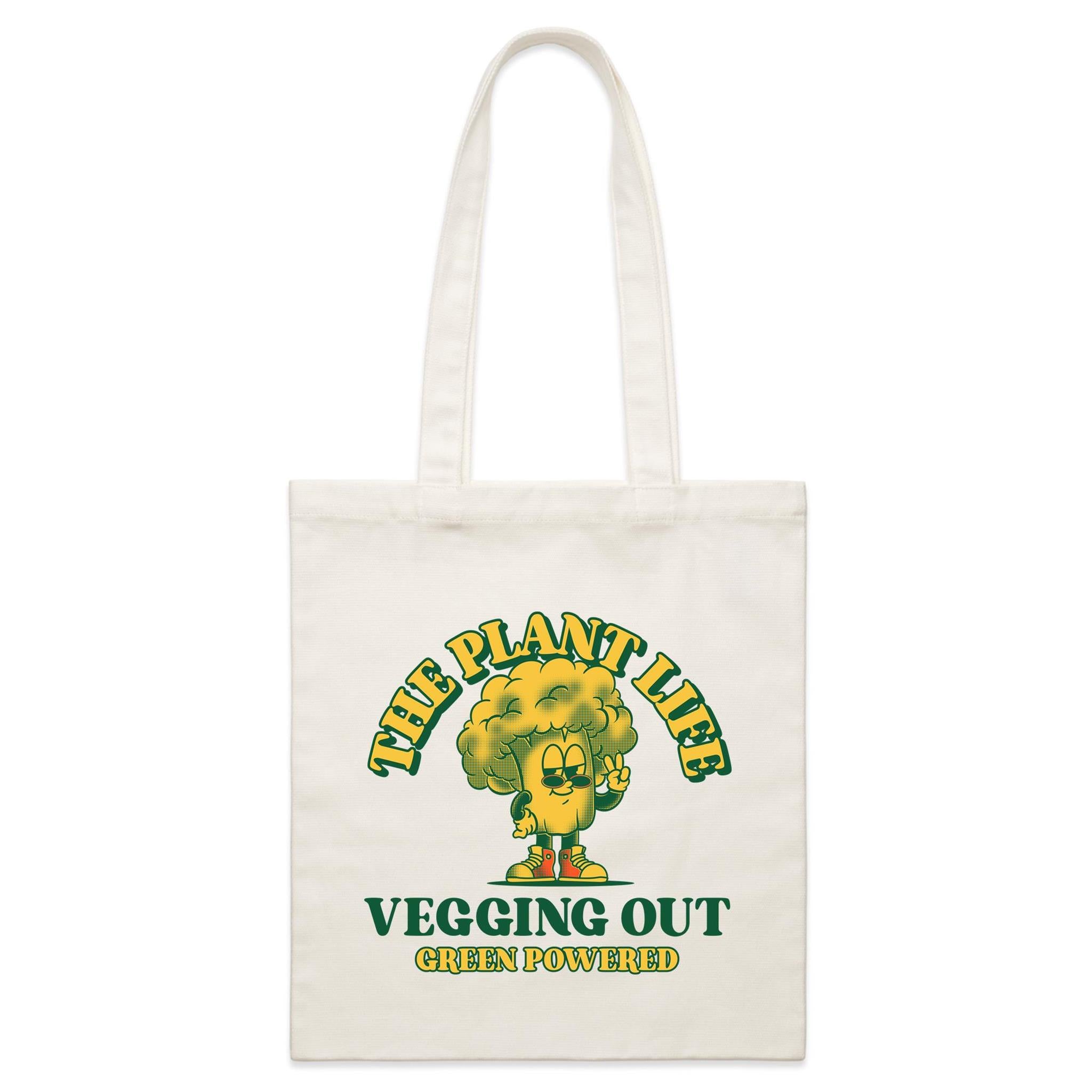 The Plant Life - Parcel Canvas Tote Bag Default Title Small Tote Bag Food Plants Printed In Australia