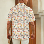 Beach Shack Men's Short Sleeve Hawaiian Shirt Men's Hawaiian Shirt (New) Printed Offshore Surf