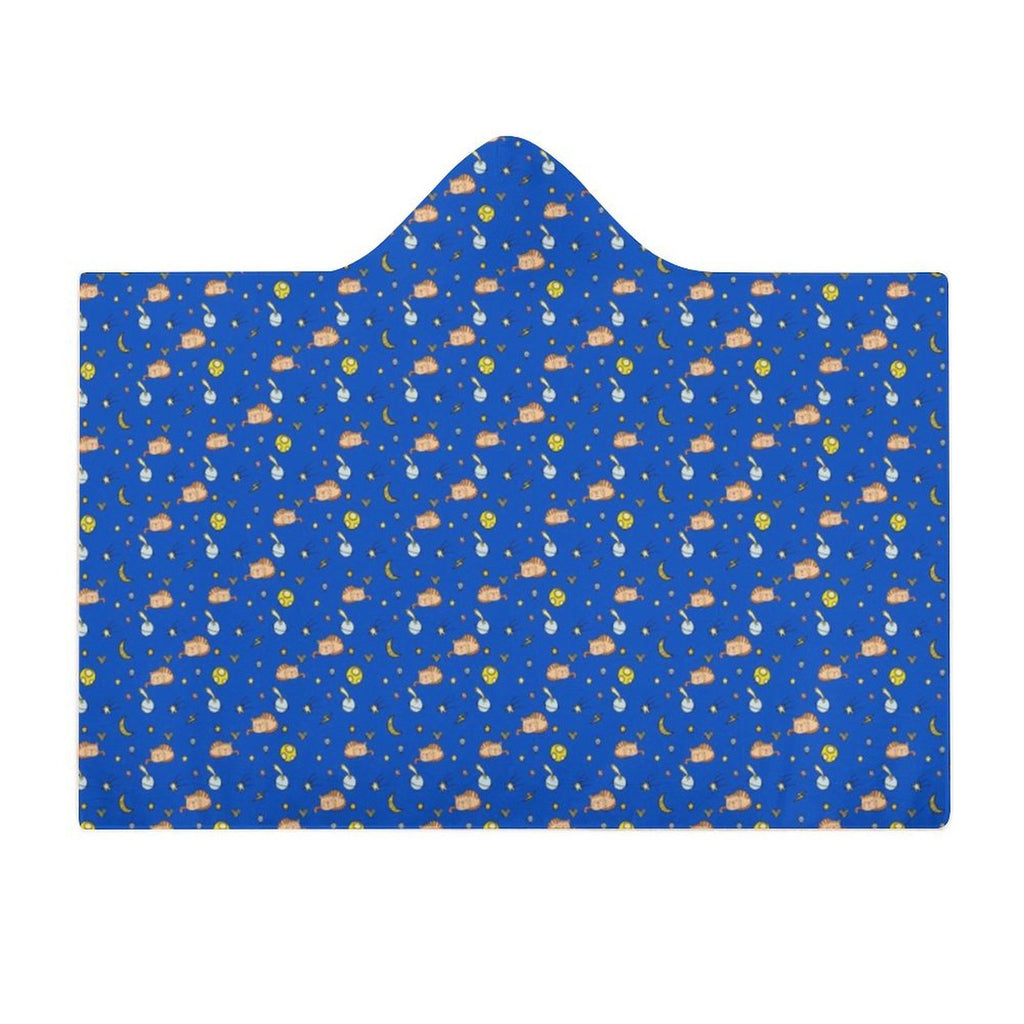 Cats In Space Kids Hooded Blanket 100cm x 130cm Kids Hooded Blanket animal Printed Offshore Space