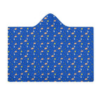 Cats In Space Kids Hooded Blanket 100cm x 130cm Kids Hooded Blanket animal Printed Offshore Space
