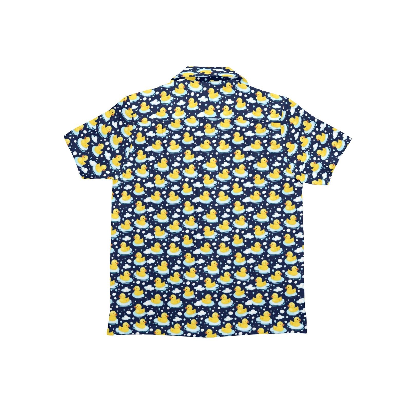 Rubber Ducks On Dark Junior Kid's Hawaiian Shirt
