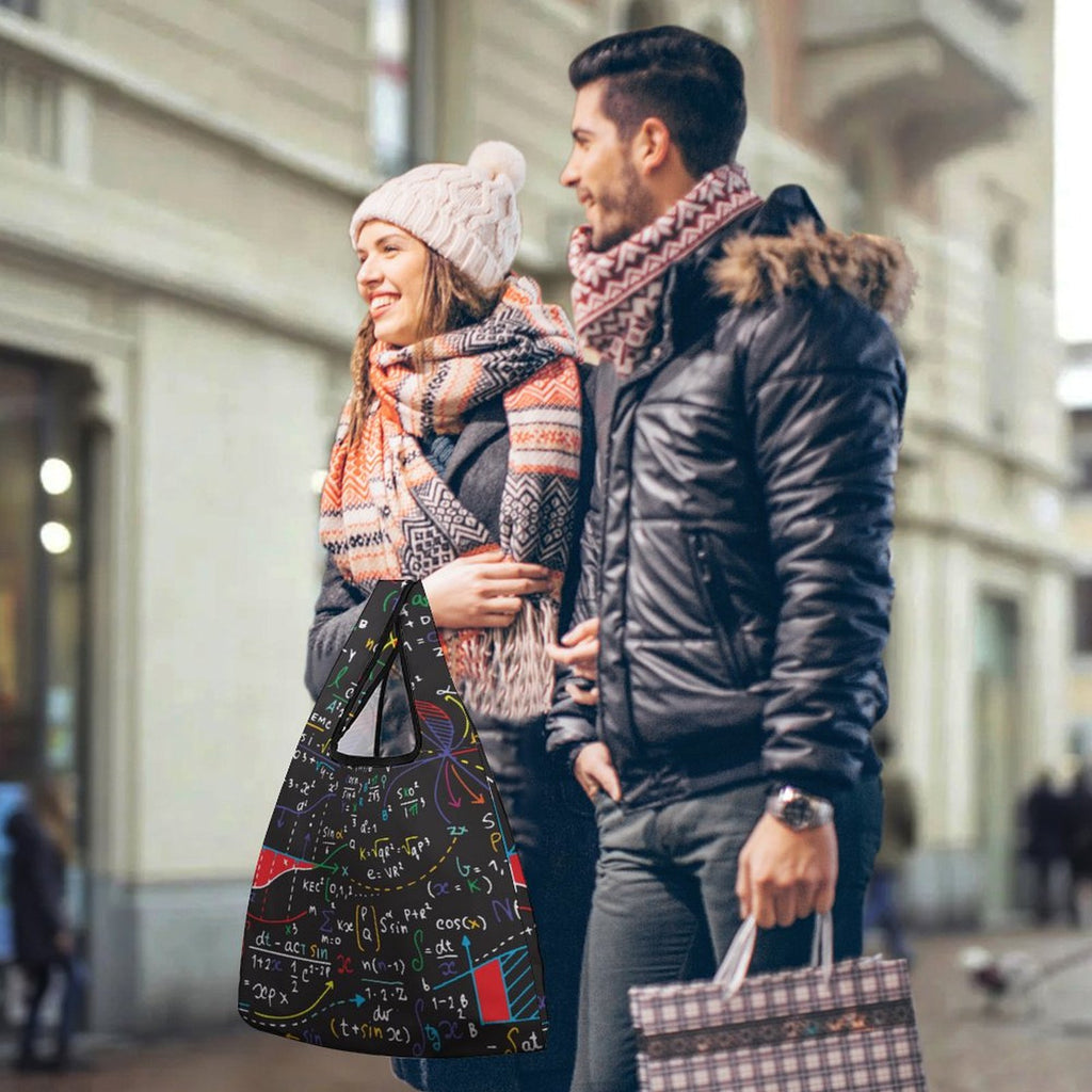 Colourful Maths Formulas -  Collapsible Shopping Bag