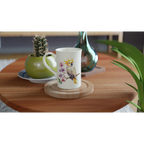 Personalise - Cockatoo, Australian Birds - White 10oz Porcelain Slim Mug Personalised Porcelain Mug animal Globally Fulfilled