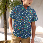 UFO's And Aliens Junior Kids Hawaiian Shirt