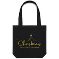 Christmas Is Better At The Beach Canvas Tote Bag Default Title Christmas Tote Bag Christmas Printed In Australia