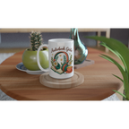 Audiobook Girlie - White 15oz Ceramic Mug 15oz Mug Globally Fulfilled Reading