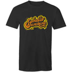 Hello Sunshine - Mens T-Shirt Black Mens T-shirt Printed In Australia Summer