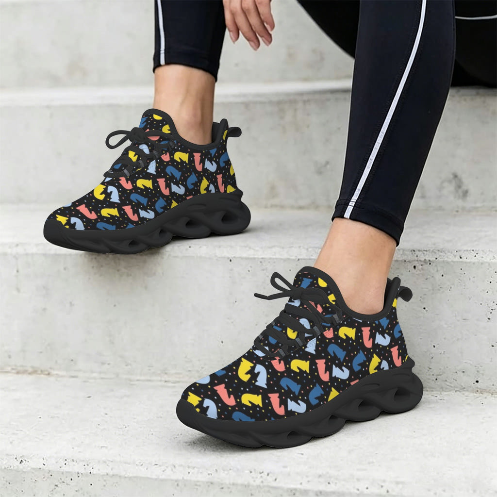 Colourful Chess Women's Twisted Sole Sneakers