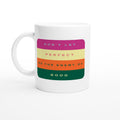 Don't Let Perfect Be The Enemy Of Good White 11oz Ceramic Mug Default Title White 11oz Mug Globally Fulfilled Motivation Positivity