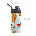 Beach Time Kids Water Bottle with Chug Lid (12 oz) One Size Kids Water Bottle with Chug Lid Printed Offshore Summer