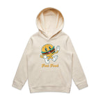 Fast Food - Kids Hoodie Ecru Kids Hoodie Printed In Australia