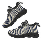 Black Stripes Women's Twisted Sole Sneakers