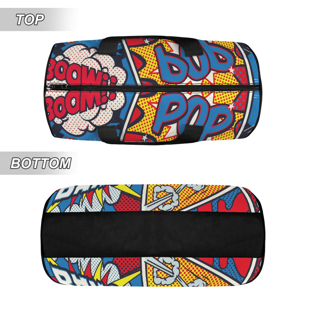 Comic Book Duffle Bag Duffle Bag Printed Offshore