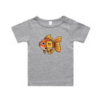 Gold Fish Periodic Table AS Colour Baby T-shirt