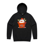 Chicken Pot Pi - Mens Hoodie Black Mens Hoodie animal Food Maths Printed In Australia