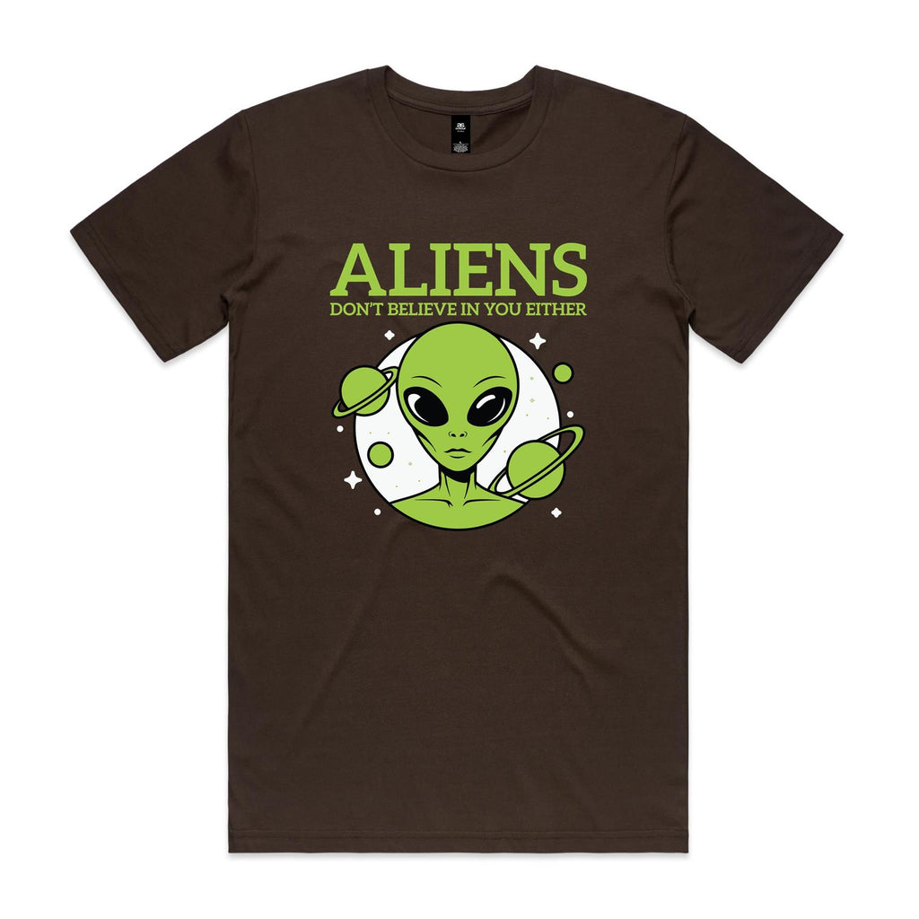 Aliens Don't Believe In You Either Men's AS Colour T-shirt