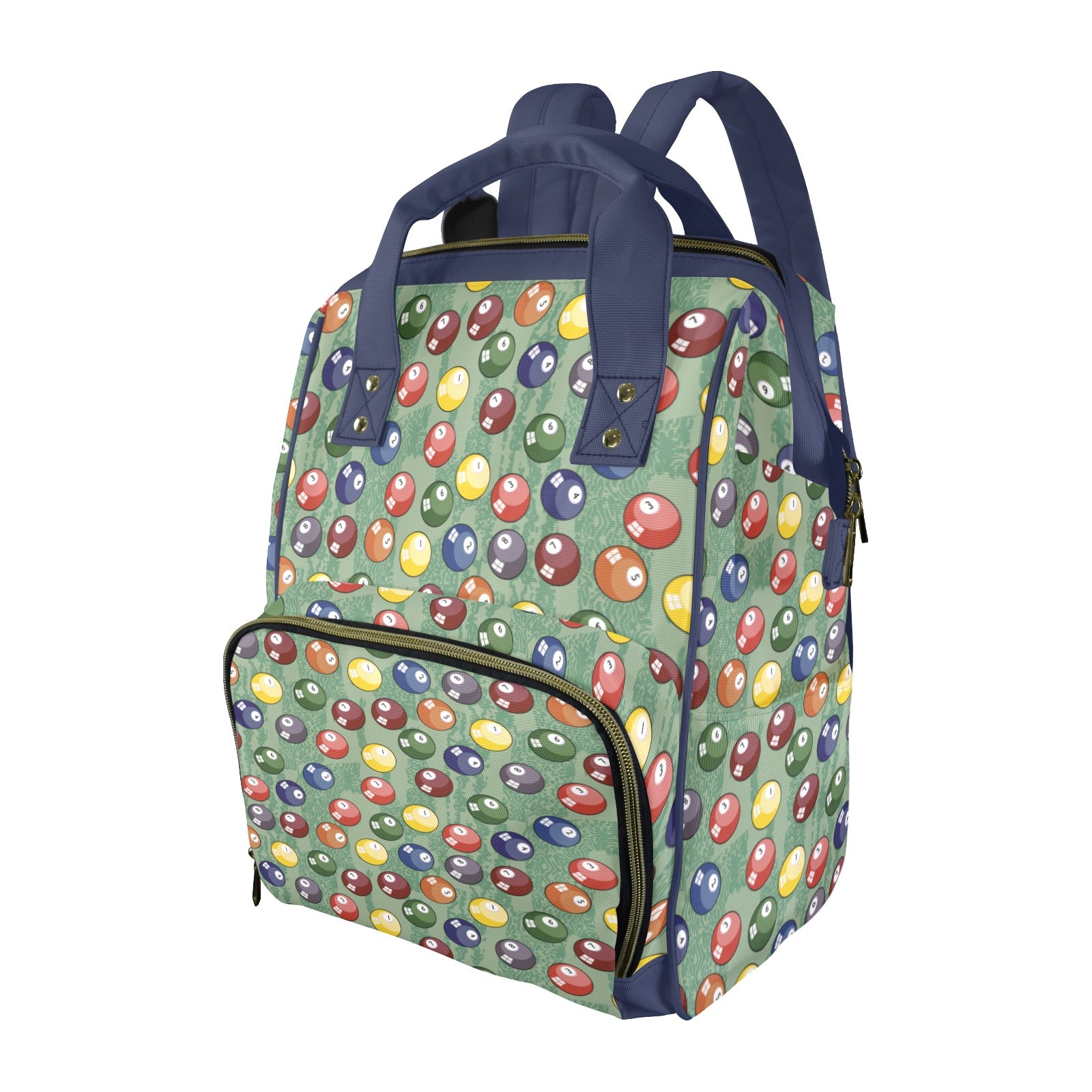 Pool Balls - Multi-Function Backpack, Nappy / Diaper Bag