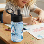 Playful Seals 12oz Kids Water Bottle with Straw Lid