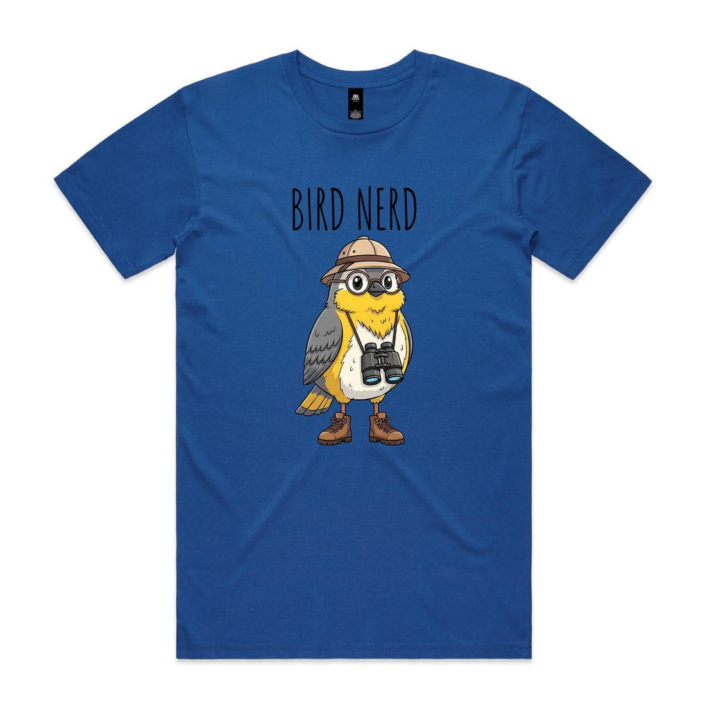 Bird Nerd 2 Men's AS Colour T-shirt Bright Royal Mens T-shirt animal Birds Printed In Australia