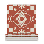 Art Deco - Ceramic Coasters (Square) white Ceramic Coasters Printed Offshore