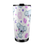 Zen Koala 20oz Mobile Tumbler with Lid (Black Lock) 20oz Travel Mug animal Australia Printed Offshore