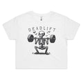 Deadlift Skeleton Women's AS Colour Crop Tee