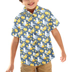 Lemon Seagull Junior Kids Hawaiian Shirt