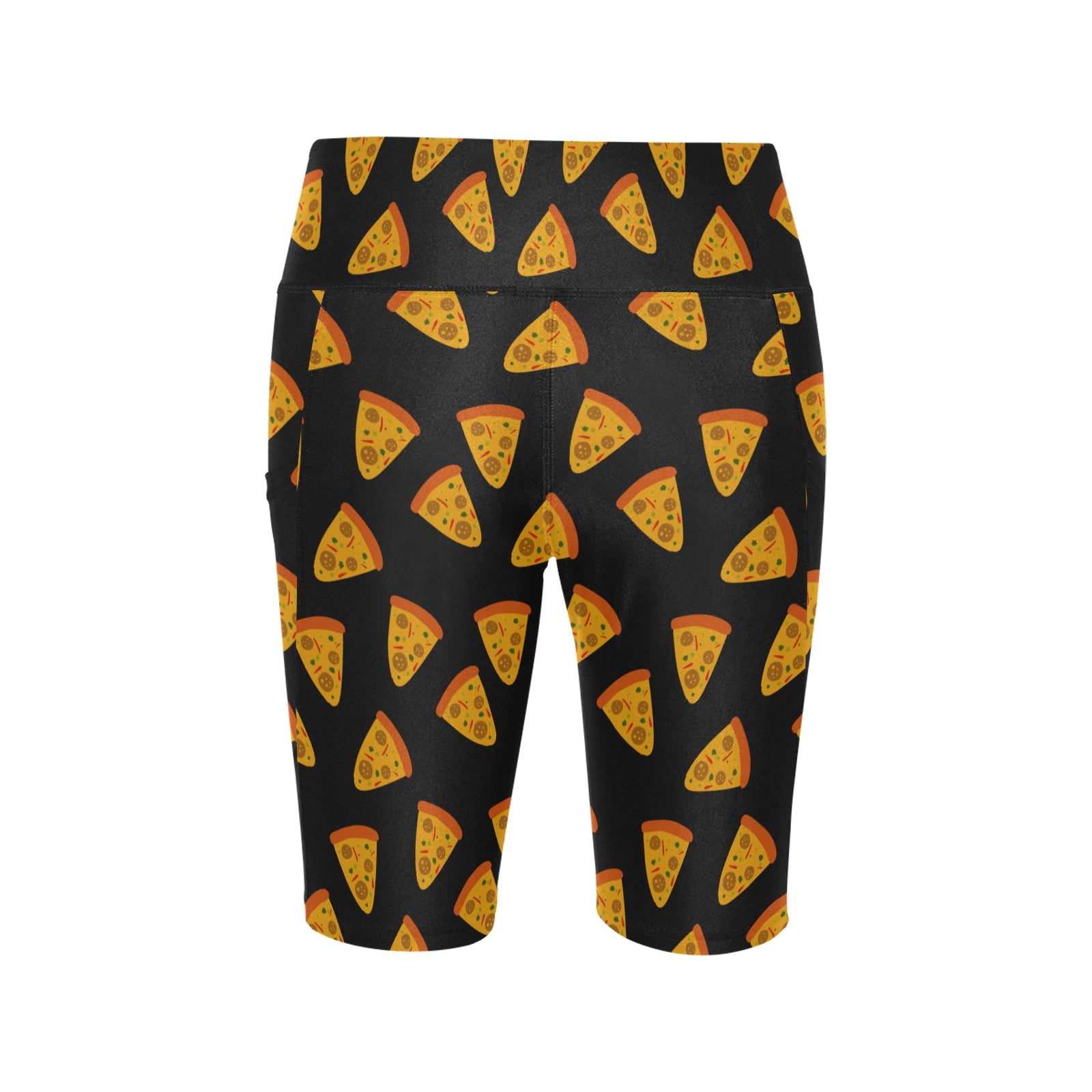 Pizzas - Women's Bike Shorts With Side Pockets Women's Bike Shorts Food Printed Offshore