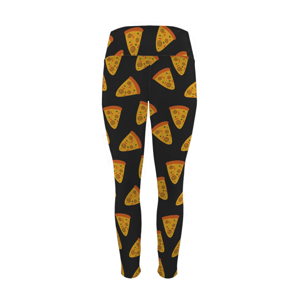 Pizzas - Women's High Waist Pockets Yoga Leggings