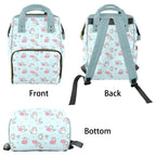 Rainbow Unicorn Multi-Function Backpack, Nappy / Diaper Bag Multi-function Backpack, Nappy / Diaper Bag animal Printed Offshore