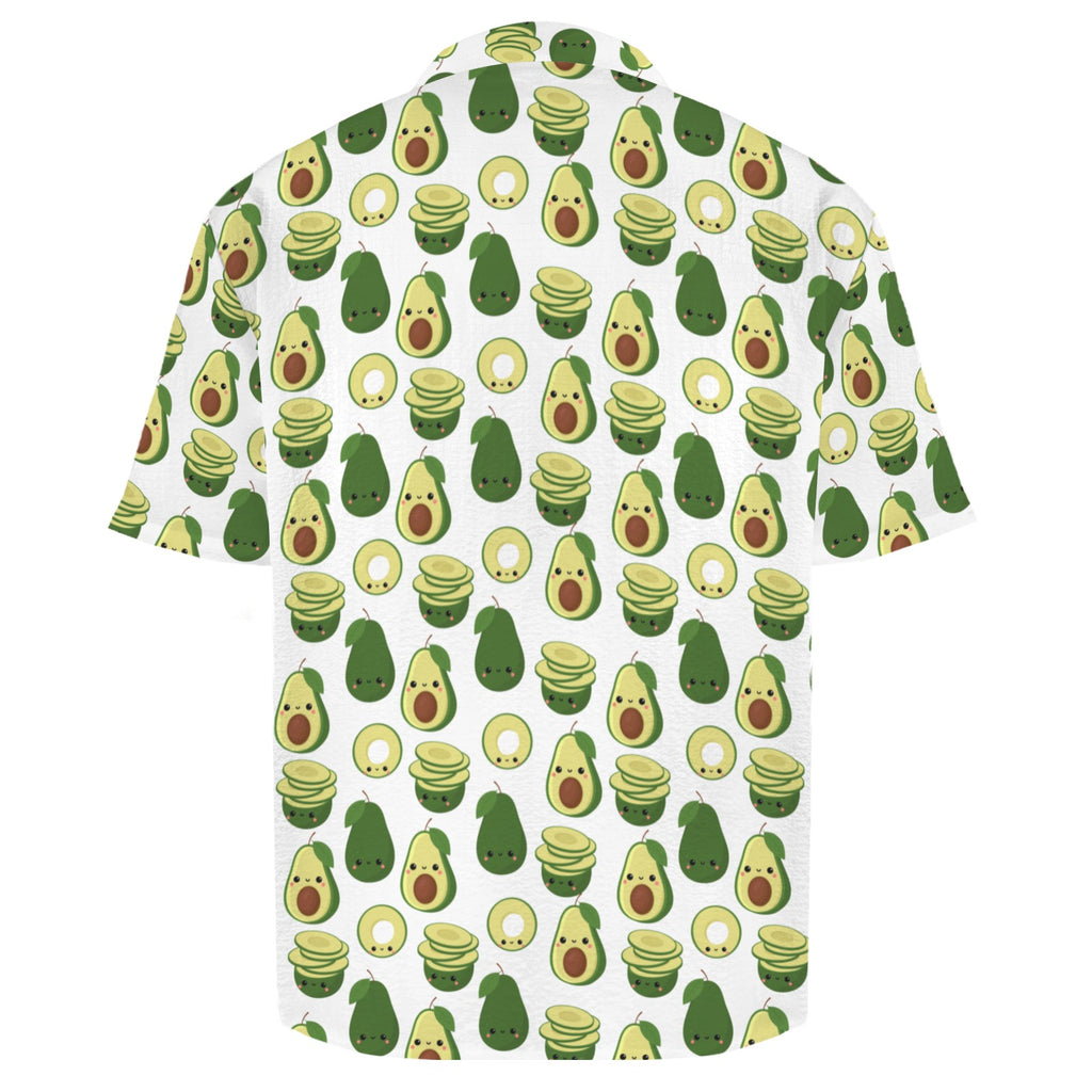Cute Avocados Men's Crinkle Hawaiian Shirt