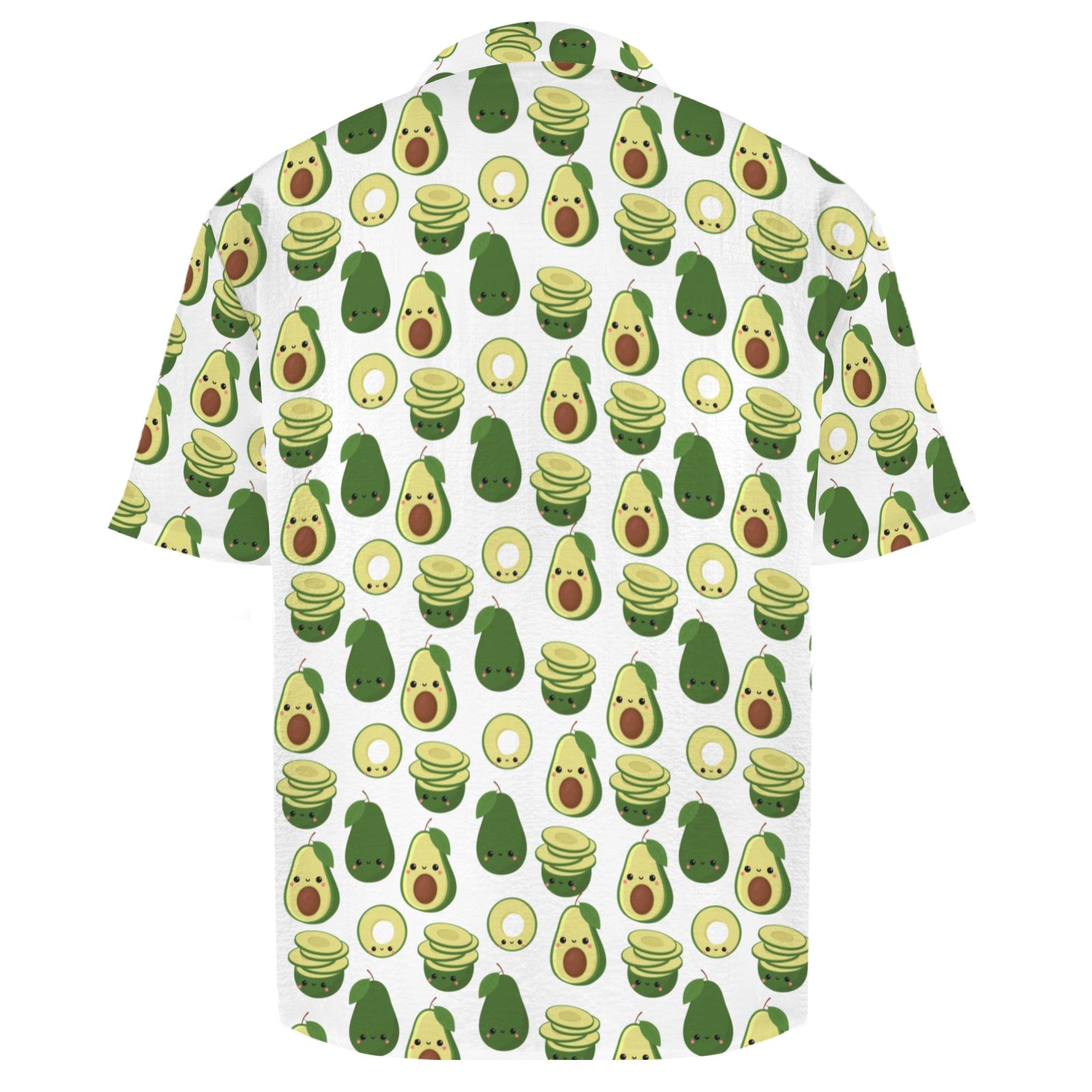 Cute Avocados Men's Crinkle Hawaiian Shirt