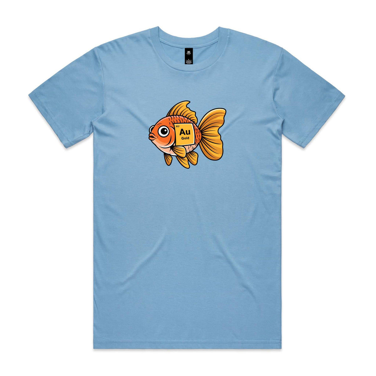 Gold Fish Periodic Table Men's AS Colour T-shirt