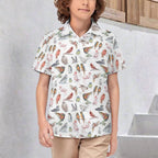 Birds Of A Feather Kids Cotton Short Sleeve Shirt
