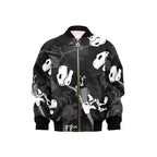 Dinosaur Skeleton Kids Bomber Jacket XL Kids Bomber Jacket animal Printed Offshore