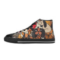 Dog Crowd Women's High Top Canvas Shoes US12 Womens Classic High Top Shoes Printed Offshore