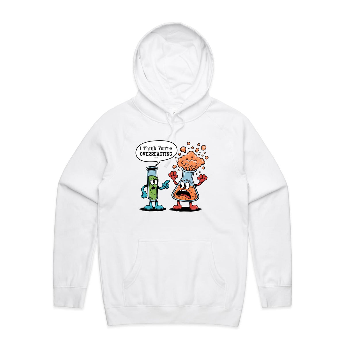 I Think You're Overreacting Chemistry Men's AS Colour Hoodie