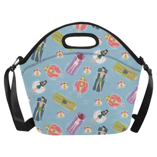 Beach Float - Neoprene Lunch Bag Neoprene Lunch Bag Printed Offshore