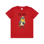 Bird Nerd 2 Kid's AS Colour T-shirt Red Kids Youth T-shirt animal Birds Printed In Australia