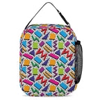 Graphic 80's Backpack, Lunch Bag & Pencil Case Set