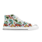 Surfing Safari Kids High Top Canvas Shoes Kids High Top Canvas Shoes Printed Offshore Surf