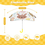 Baby Animals Kids Safe Round Corner Umbrella Kids Safe Round Corner Umbrella animal Printed Offshore