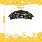 Atoms Kids Safe Round Corner Umbrella Kids Safe Round Corner Umbrella Printed Offshore Science