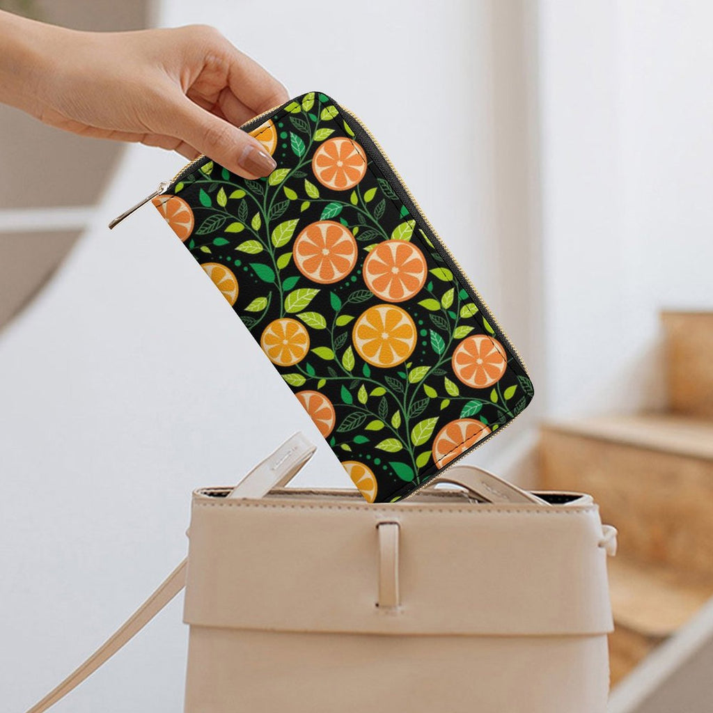 Oranges -  PU Leather Wallet