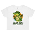 In A While Crocodile Women's AS Colour Crop Tee