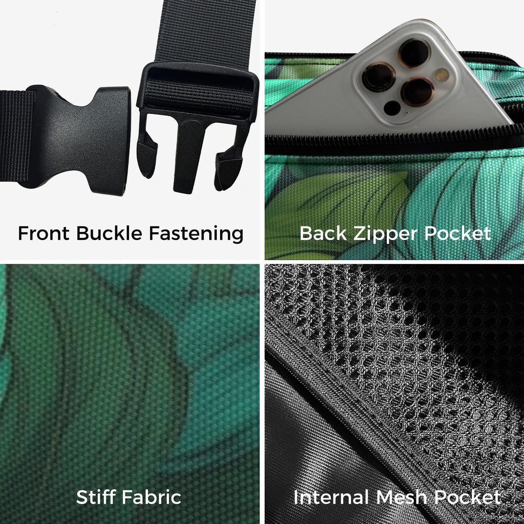 Tropical Leaves - Belt Bag