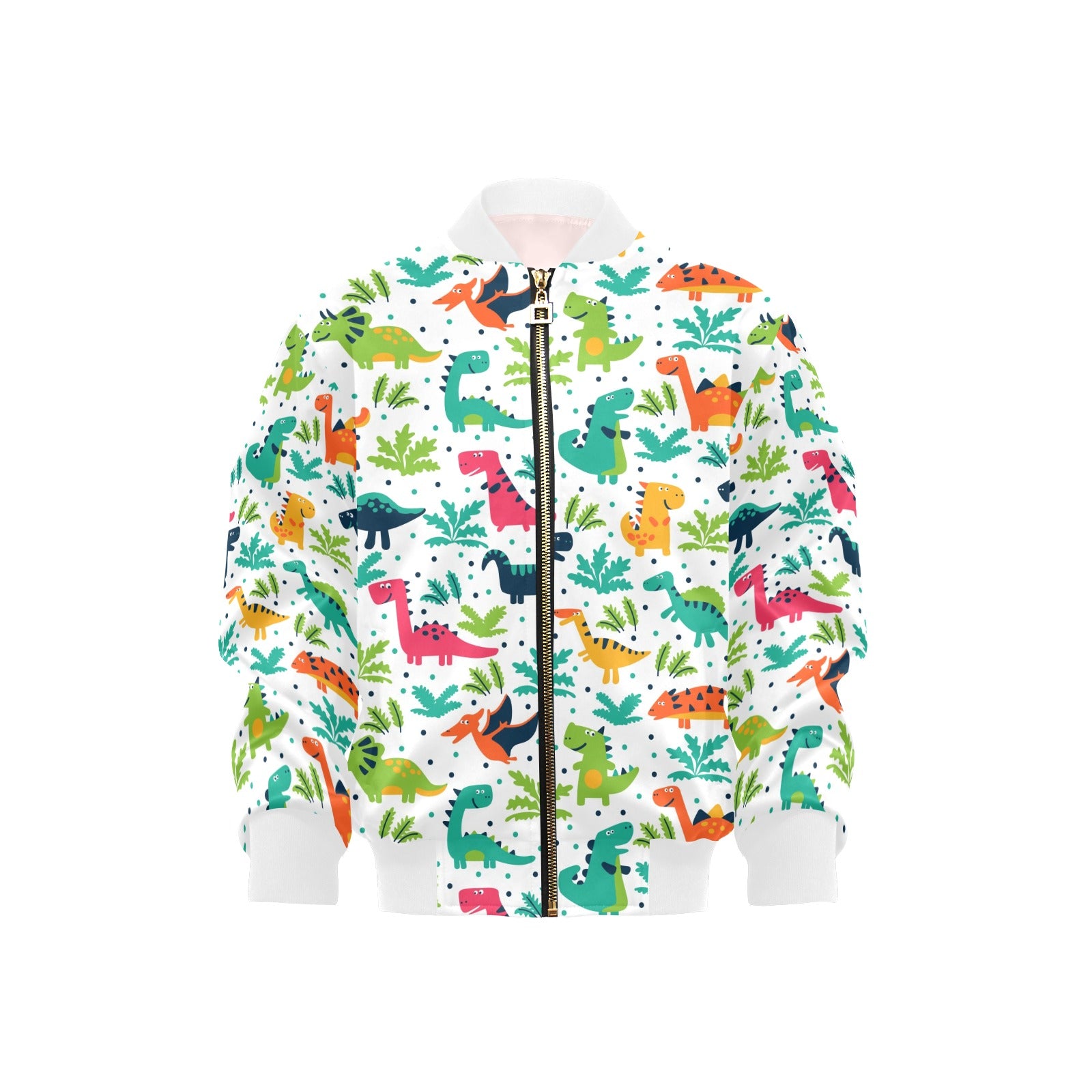 Cute Cartoon Dinosaur Kids Bomber Jacket XL Kids Bomber Jacket animal Printed Offshore